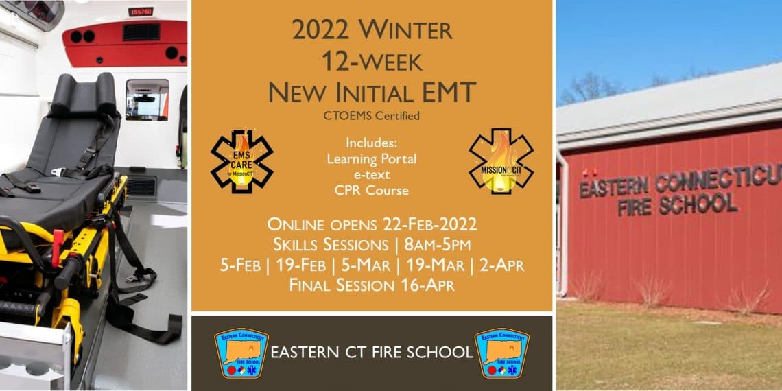 2022 Winter EMT Initial Course | ECFS 12 Week